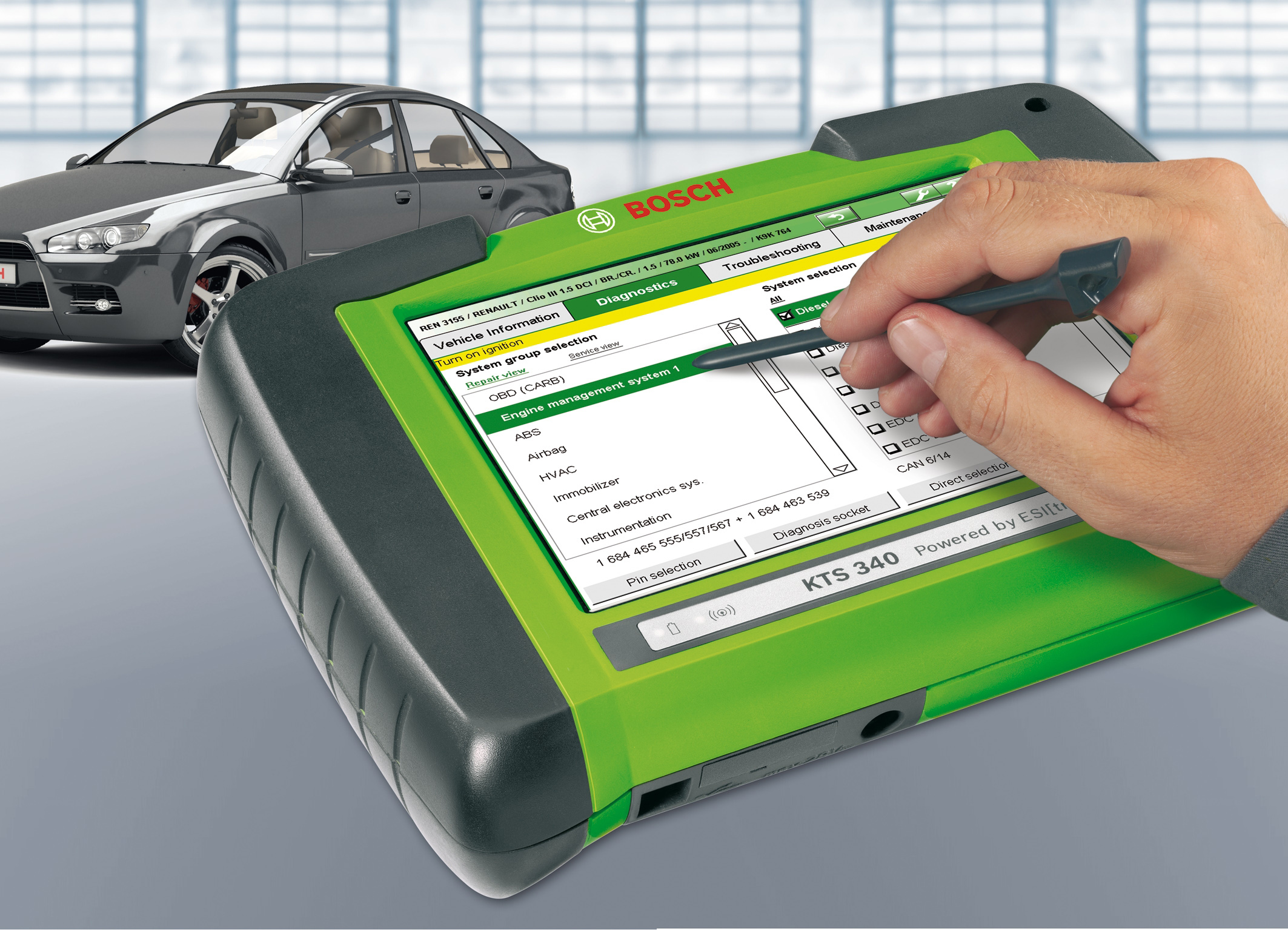 Scanner para diagnóstico