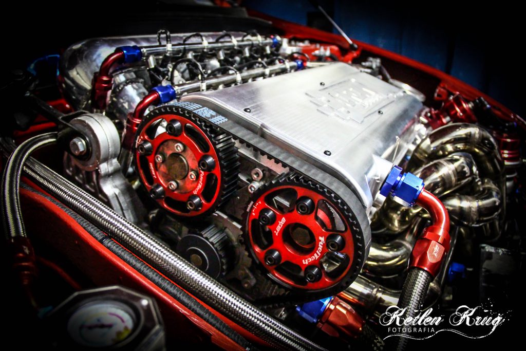 troca correia motor fivetech