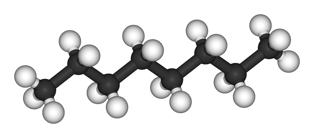 Cadeia de Moléculas do Octano