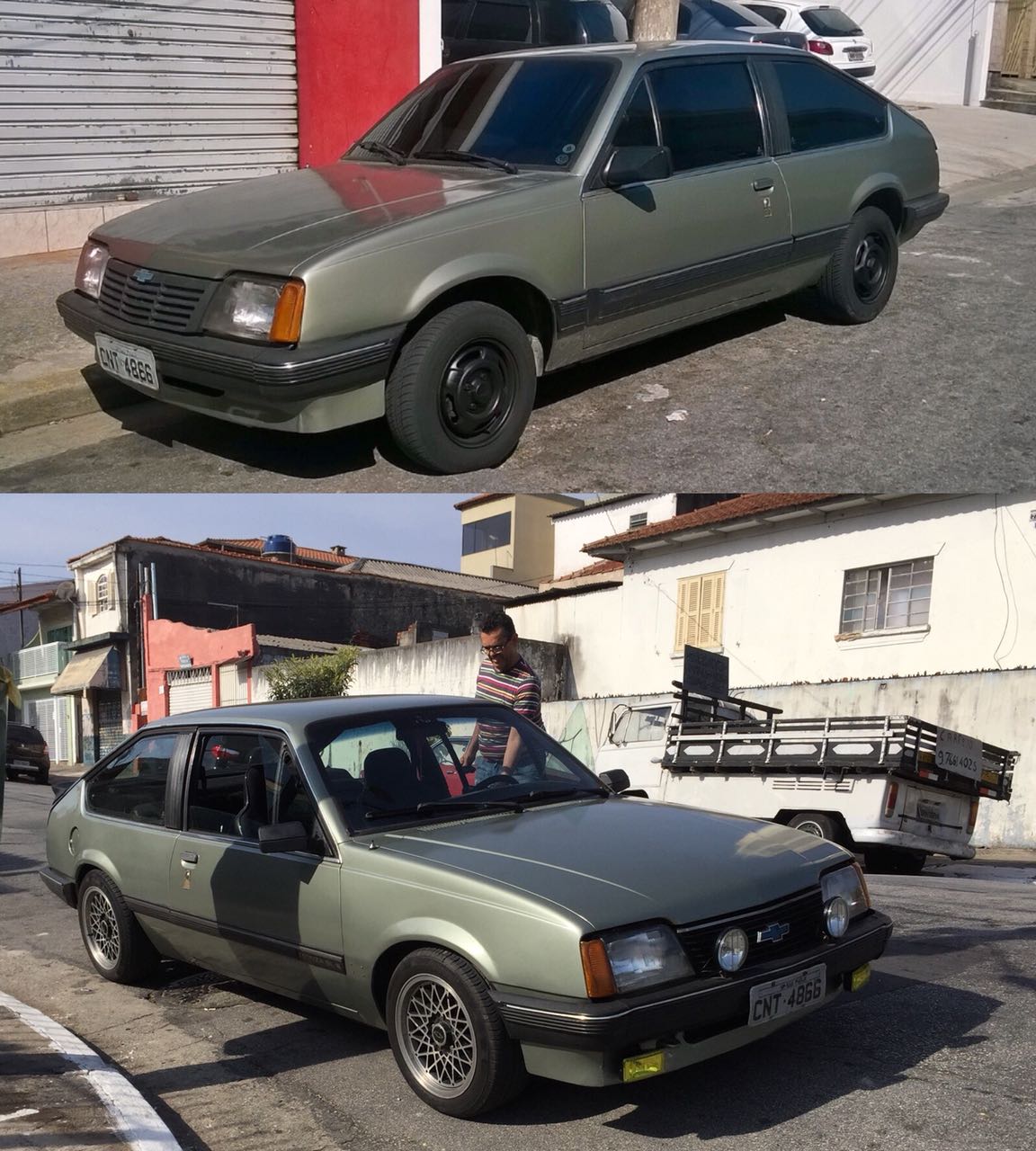 O carro chama atenção pelo seu design, cor e conjunto de rodas BBS do Omega que cairão como uma luva no desenho do carro sem fugir da padronagem da GM.