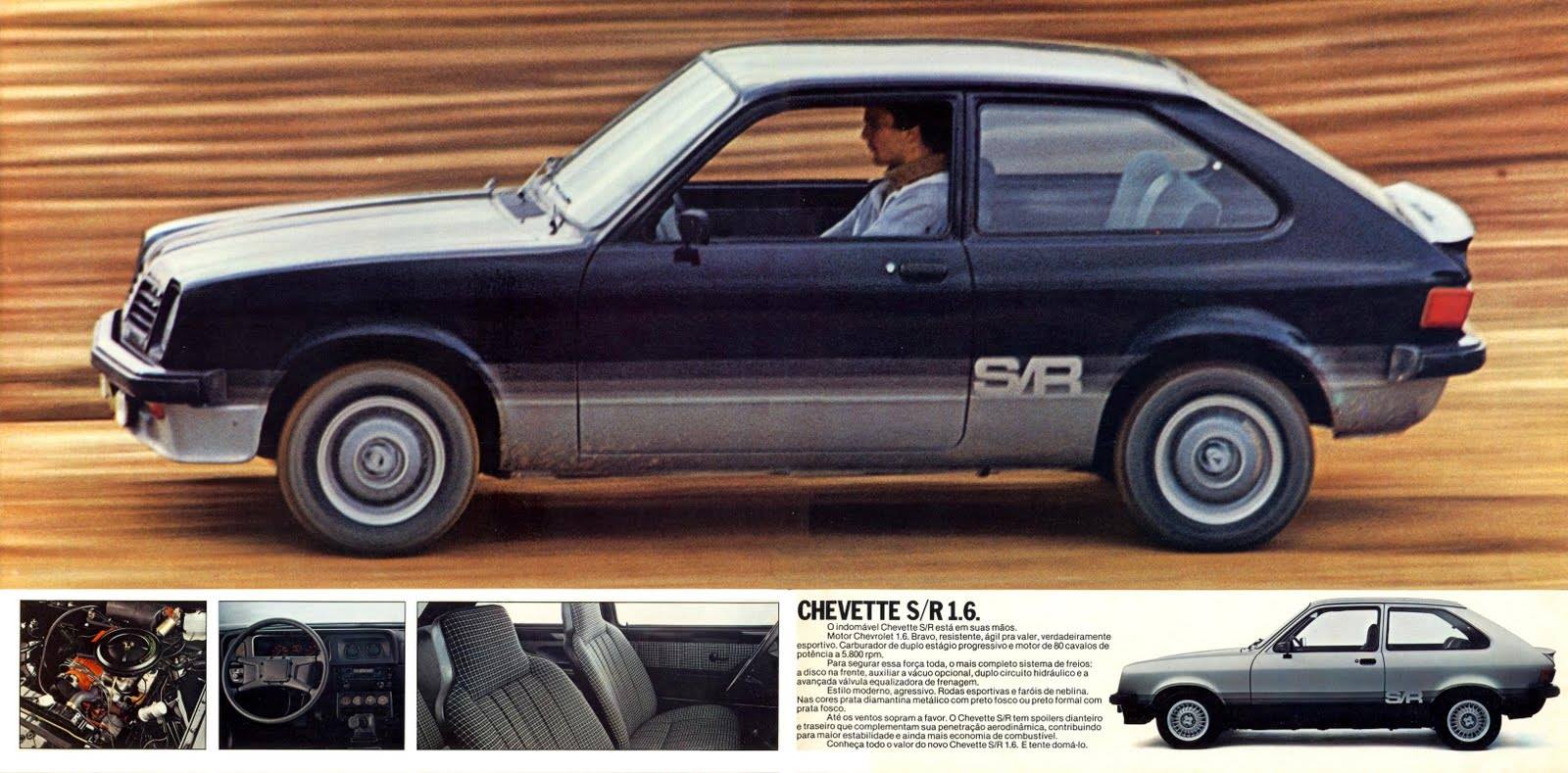 Propaganda de 1981 do Chevette SR