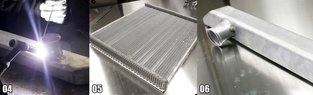 produção do radiador