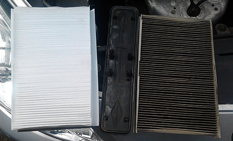 Filtro Novo X Filtro Usado