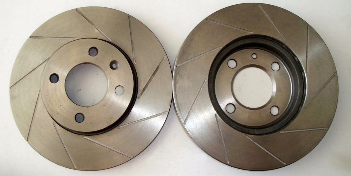 Disco de Freio Ventilado Ranhurado