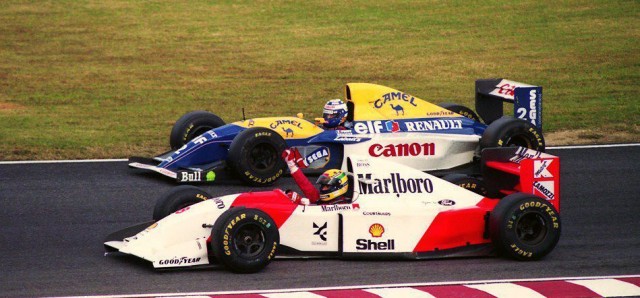 Cena emblemática: Senna e Prost no GP do Japão de 1993