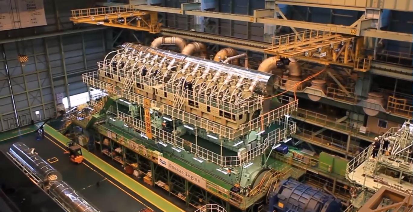 o motor diesel mais potente do mundo