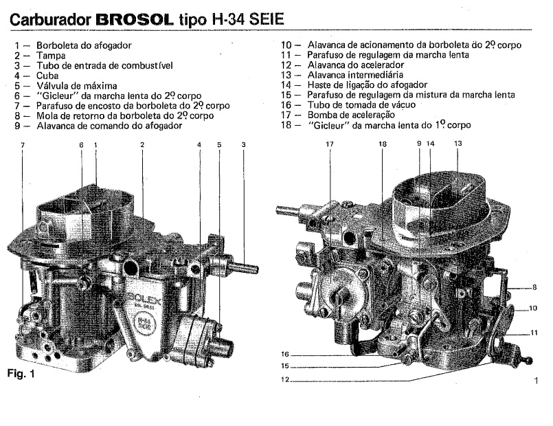 Carburador Brosol H-34