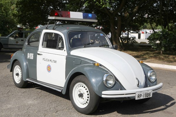 Fusca da Polícia Militar de São Paulo