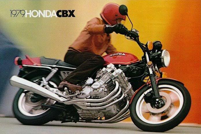 Honda CBX 1050 - primeira moto com 6 cilindros produzida em série