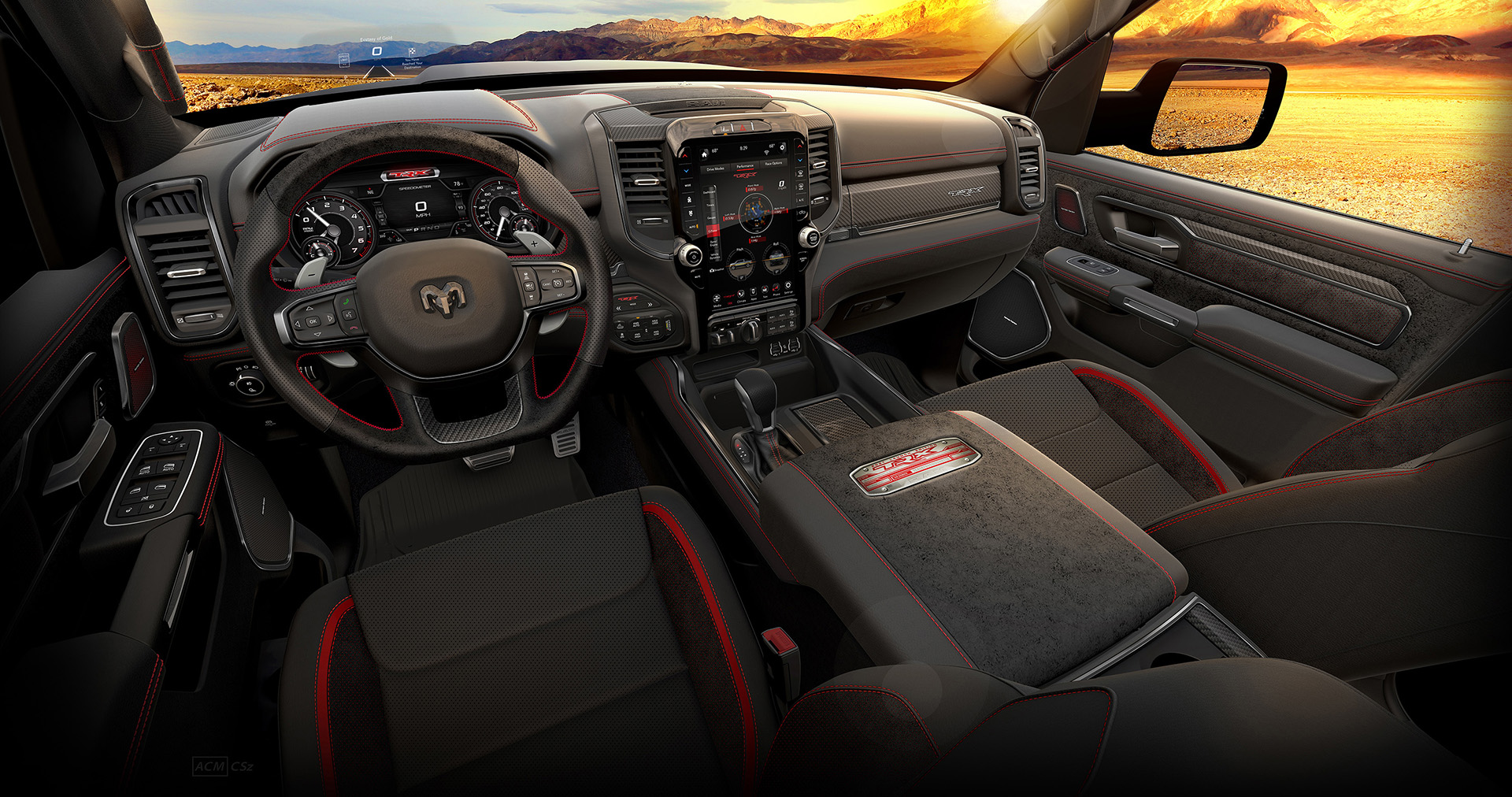 2021 Ram 1500 TRX Launch Edition interior