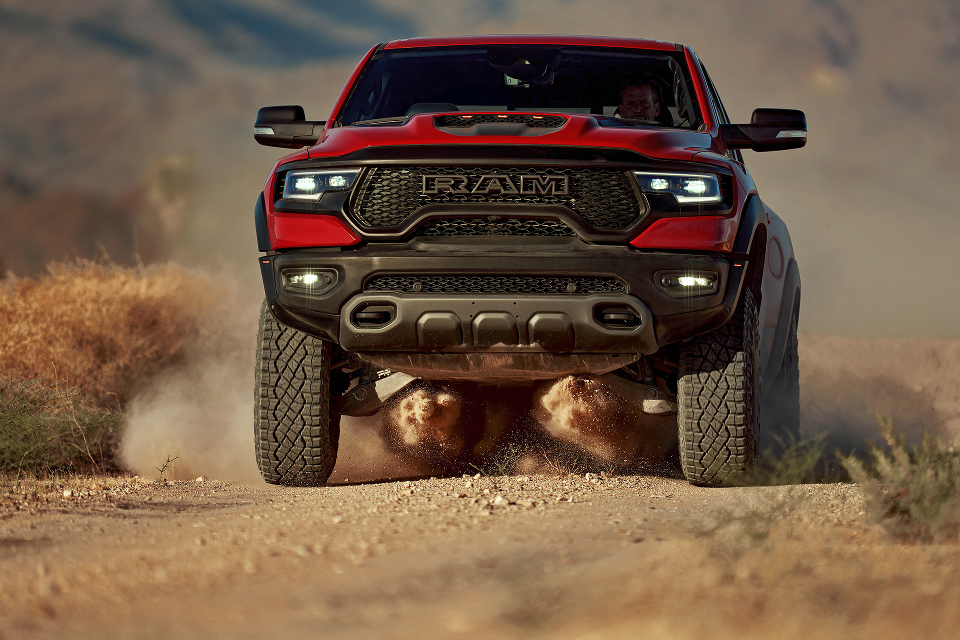 2021 Ram 1500 TRX in motion
