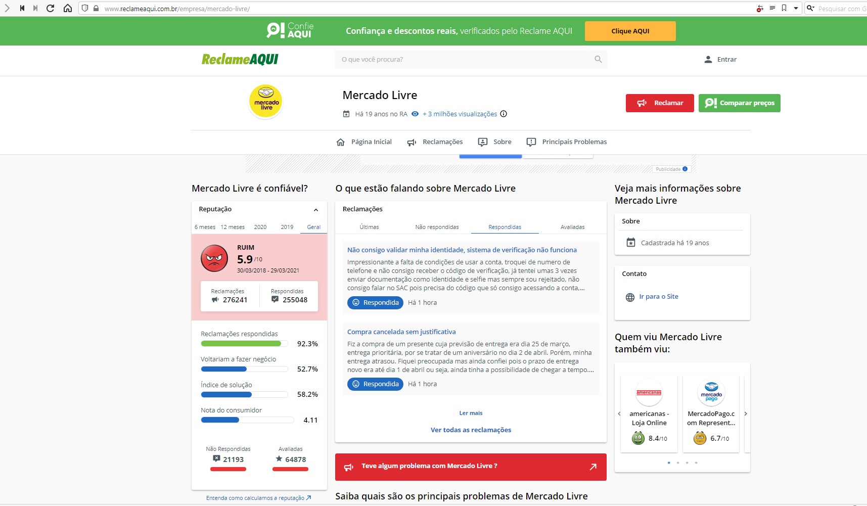 canal da peça é seguro