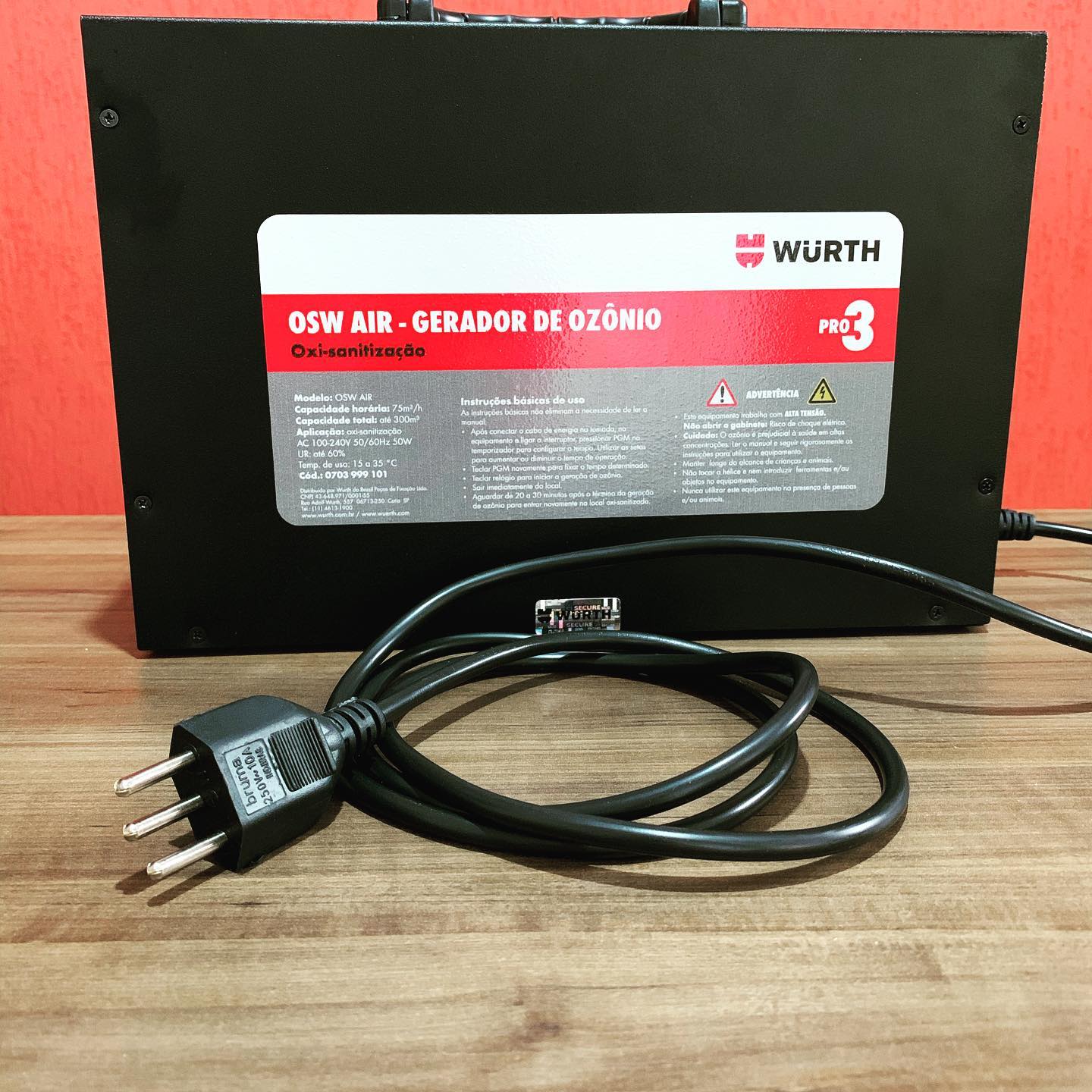 gerador de ozonio wurth