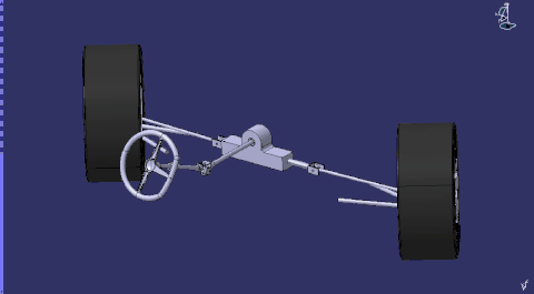 caixa de direção pinhão e cremalheira